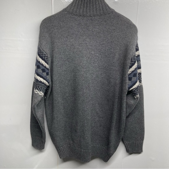 WOOLPATH winter sweater size L Wool Blend Cardigan Full Zip - Picture 4 of 9